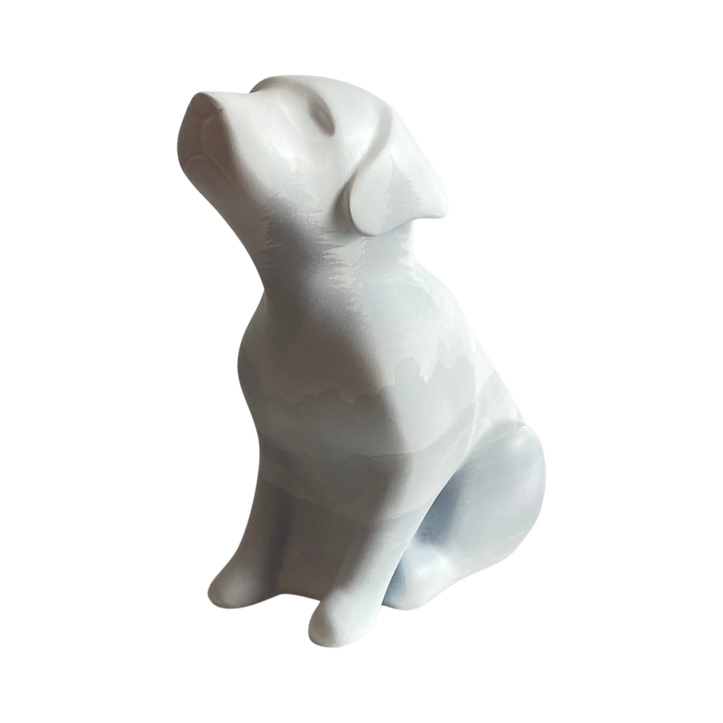 Cosmic Dog Abstract Sculpture - white