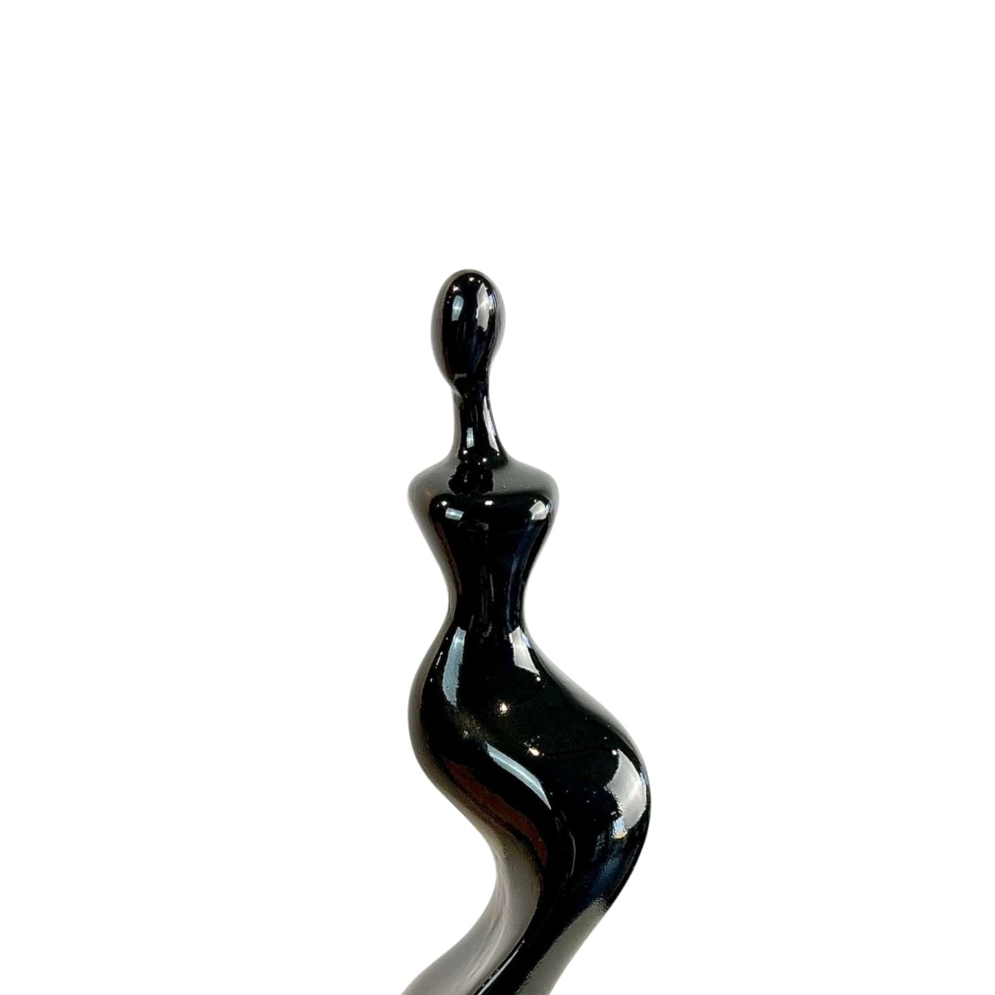 Elegance Abstract Sculpture - Black