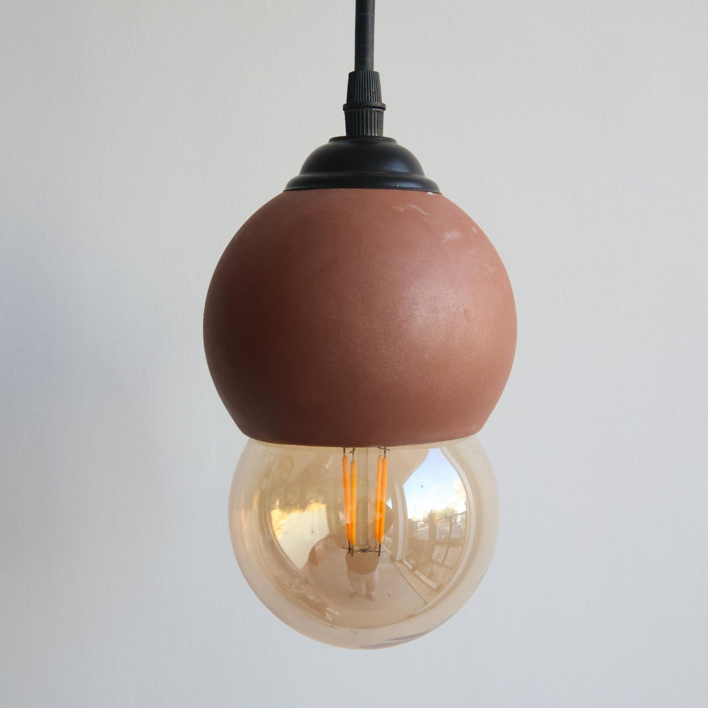 Industrial Chic Fiberglass Pendant Light B100