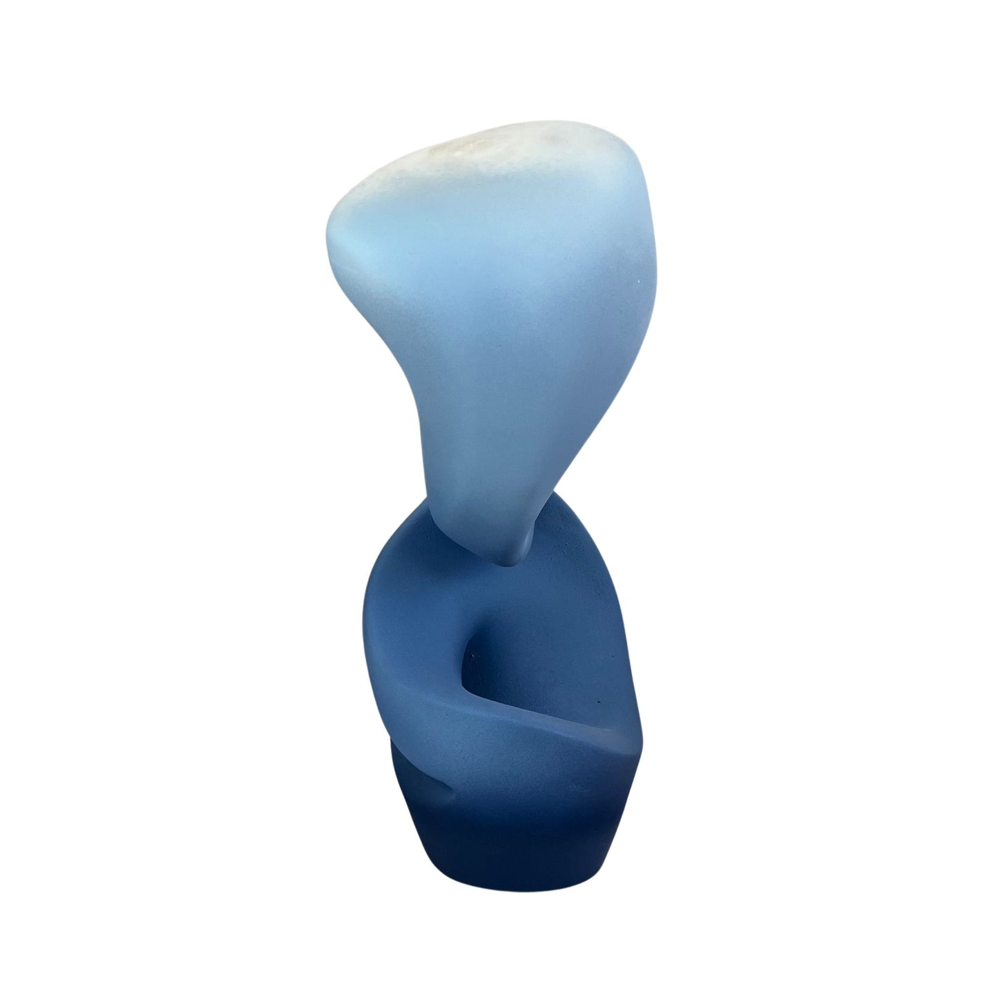 Flow Abstract Sculpture - Blue