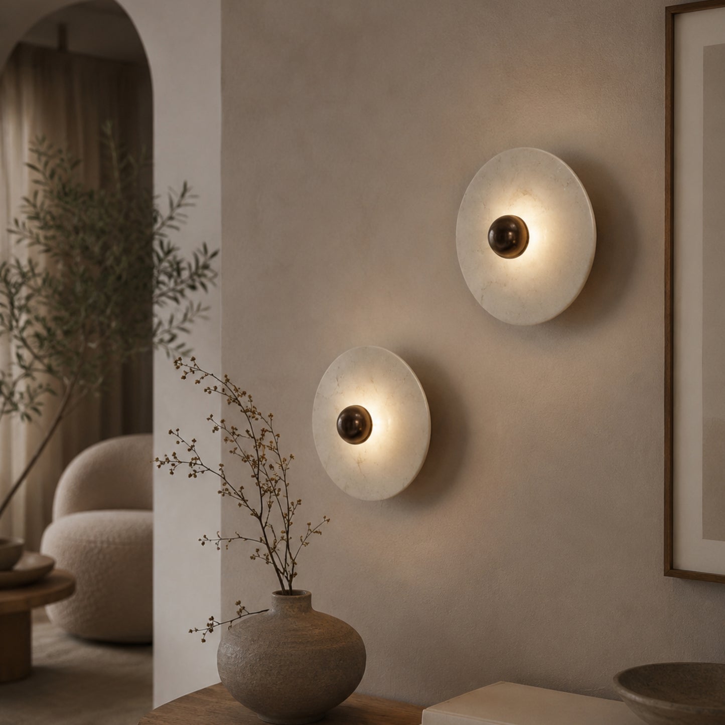 Fiberglass Wall Light A206